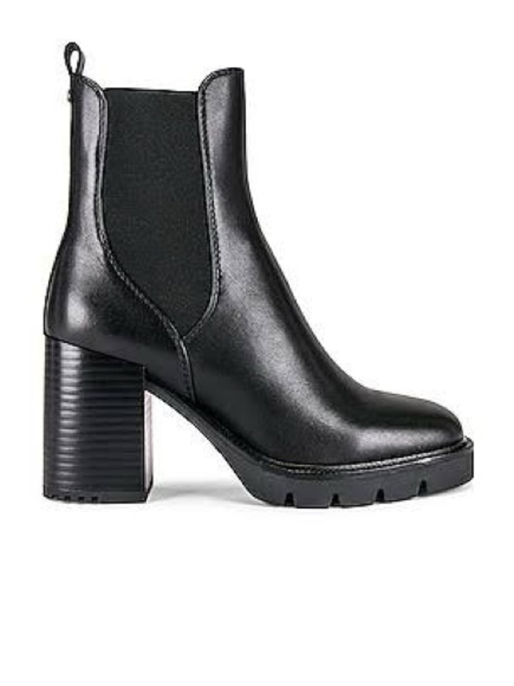 SAM EDELMAN ROLLINS BLACK LEATHER CHELSEA BOOTS 11